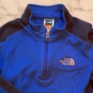 Boys THE NORTH FACE half zip fleece jacket size XS (6T)